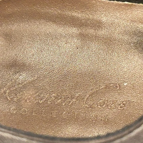 Vero Cuoio Made in Italy Brown Leather Cap Toe Oxford Dress Shoes Mens 7 - Picture 7 of 9